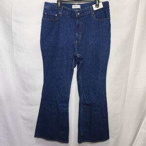 Abercrombie & Fitch The Vintage Flare High Rise Blue Denim Jeans Size 33/16S